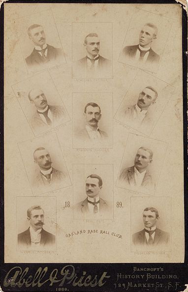 1889 Abell and Priest Oakland Base Ball Club